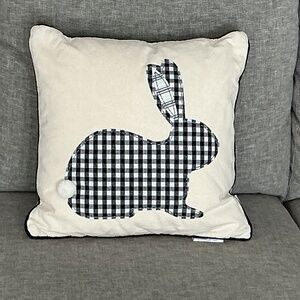 Easter Bunny Pillow - Buffalo Plaid